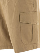 COTTON AND LINEN CARGO SHORTS Vince