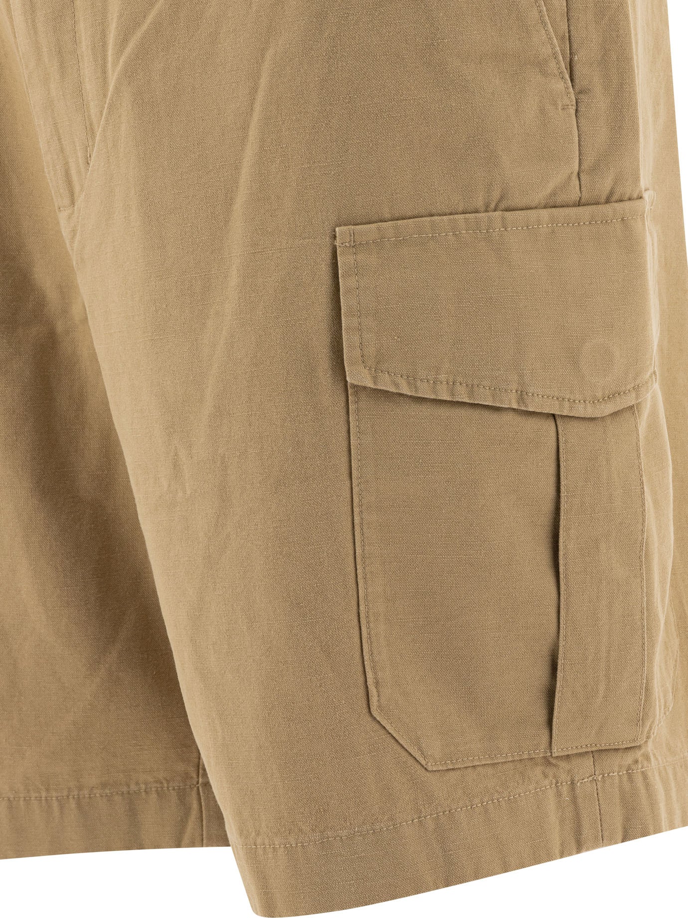 COTTON AND LINEN CARGO SHORTS Vince