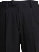 BLACK ELASTANE TROUSERS Vince