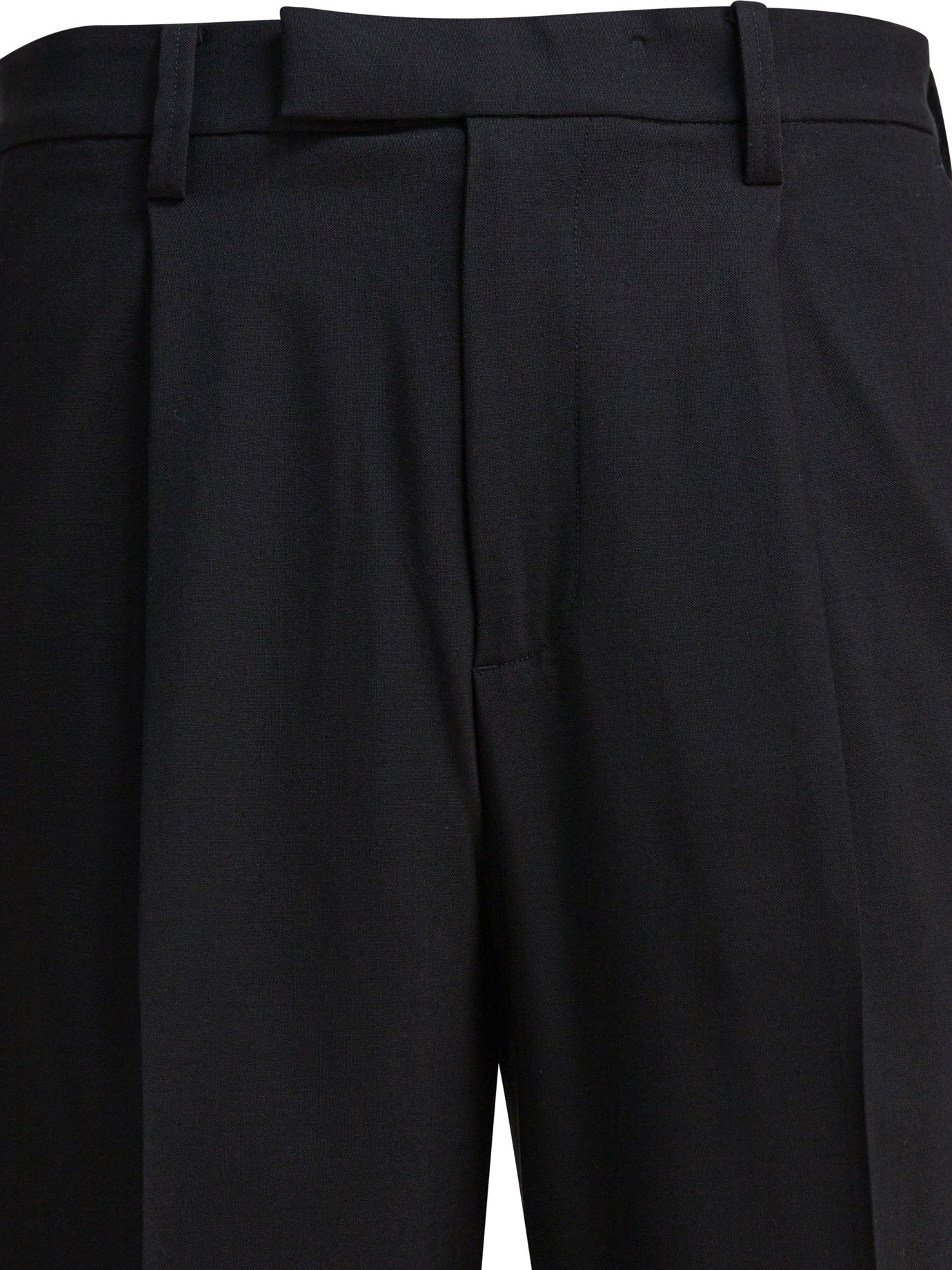 BLACK ELASTANE TROUSERS Vince