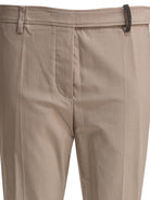 COTTON BEIGE TROUSERS Brunello Cucinelli