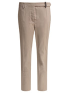 COTTON BEIGE TROUSERS Brunello Cucinelli BEIGE 44