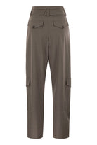 TROPICAL LUXURY WOOL UTILITY TROUSERS Brunello Cucinelli