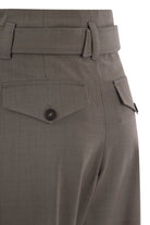 TROPICAL LUXURY WOOL UTILITY TROUSERS Brunello Cucinelli