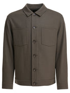 GREY VITGIN WOOL POLYAMIDE JACKET Vince GREY S