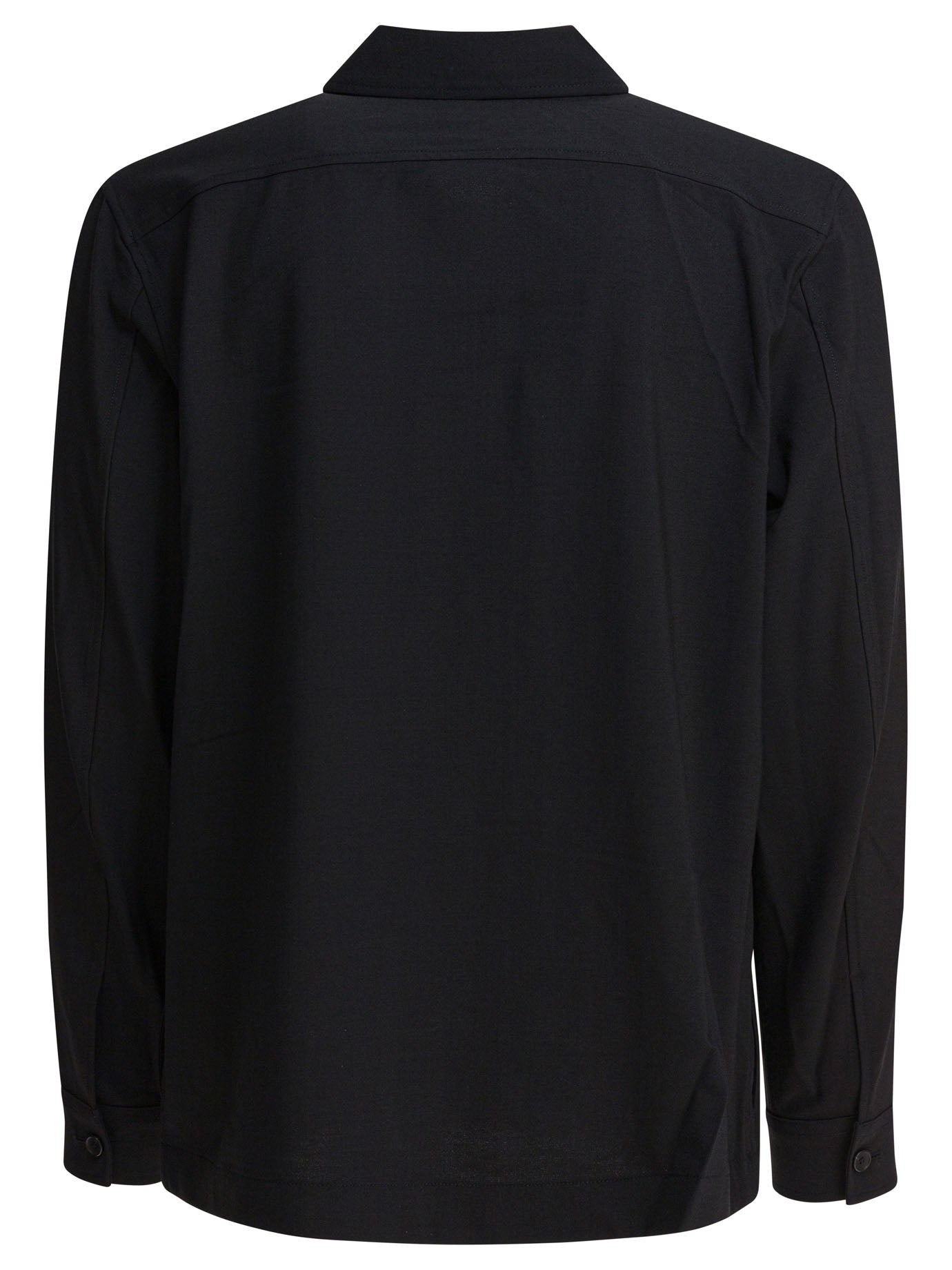 BLACK POLYESTER WOOL ELASTANE JACKET Vince