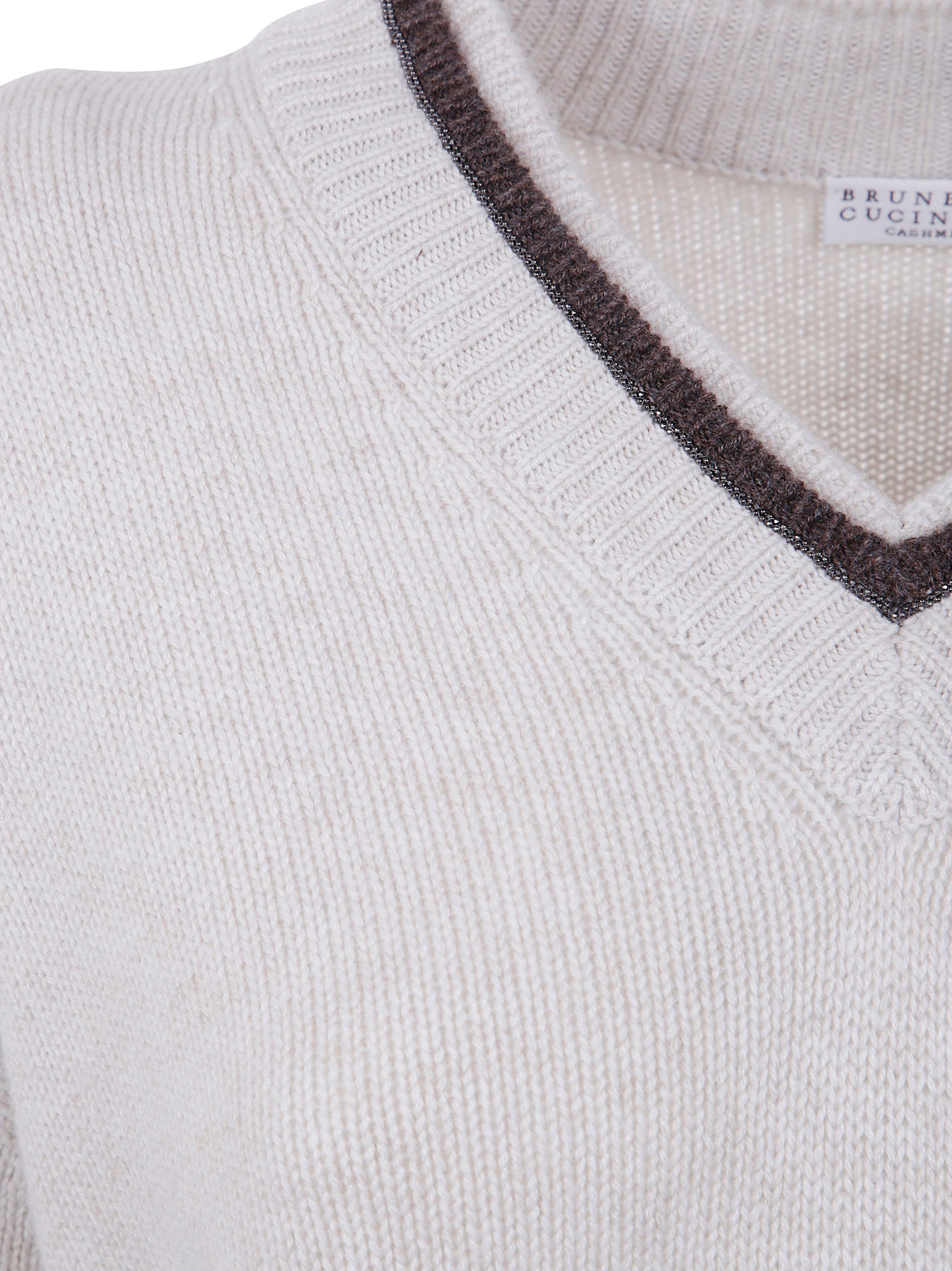 CASHMERE V NECK SWEATER Brunello Cucinelli
