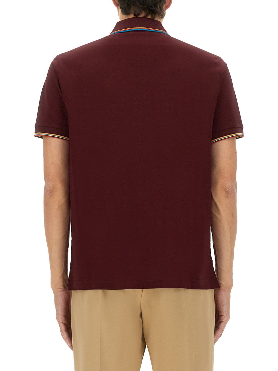 RED COTTON POLO SHIRTS Paul Smith