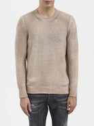 CREW NECK COTTON SWEATER Avant Toi BROWN S
