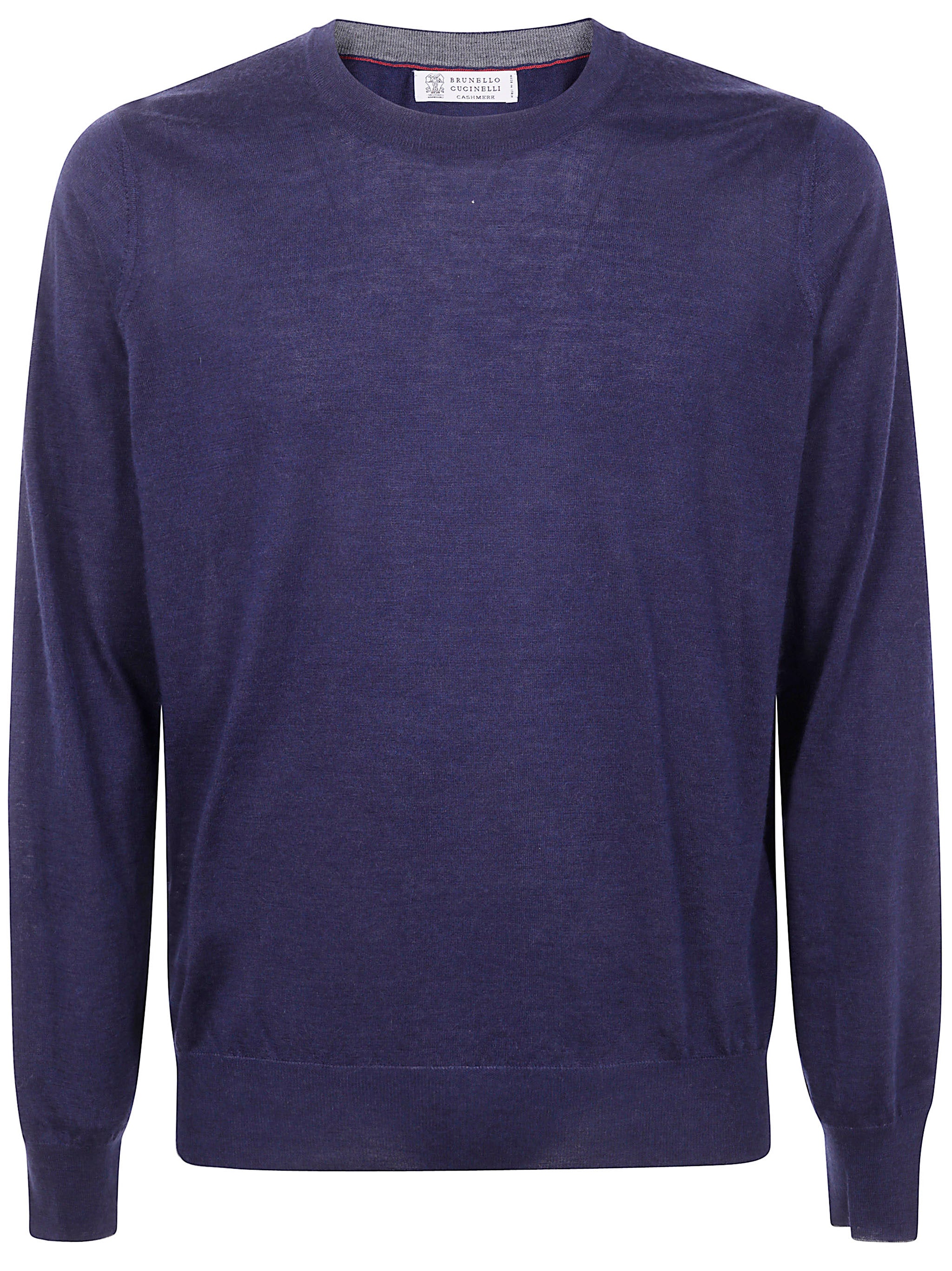 ROUND NECK SWEATER Brunello Cucinelli BLUE 48
