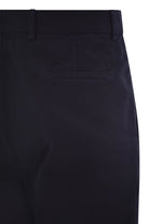 LEISURE FIT TROUSERS IN GARMENT-DYED COTTON VELVET WITH DARTS Brunello Cucinelli
