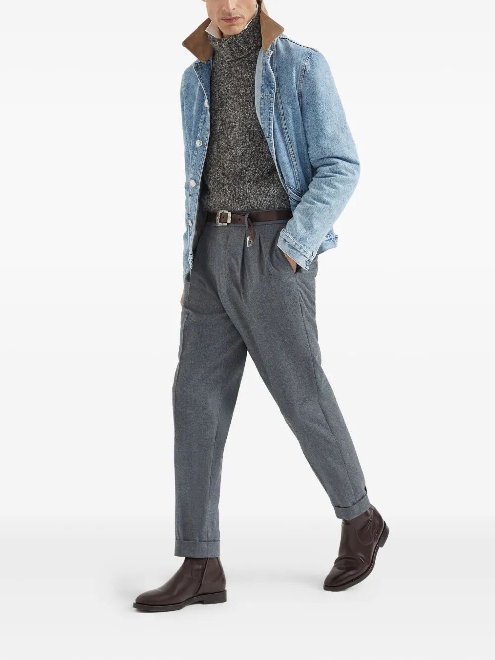 TURTLE NECK SWEATER Brunello Cucinelli