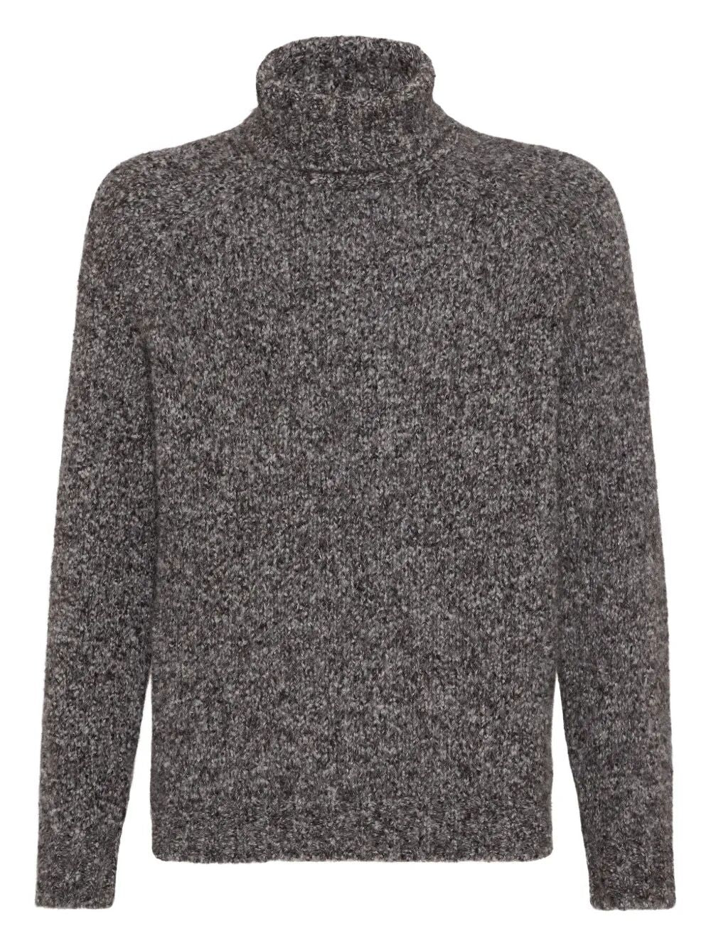 TURTLE NECK SWEATER Brunello Cucinelli GREY 50