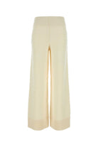 IVORY WOOL BLEND ASH WIDE-LEG PANT camilla and marc WHITE XS