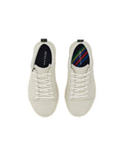WHITE COW LEATHER SNEAKERS PS PAUL SMITH