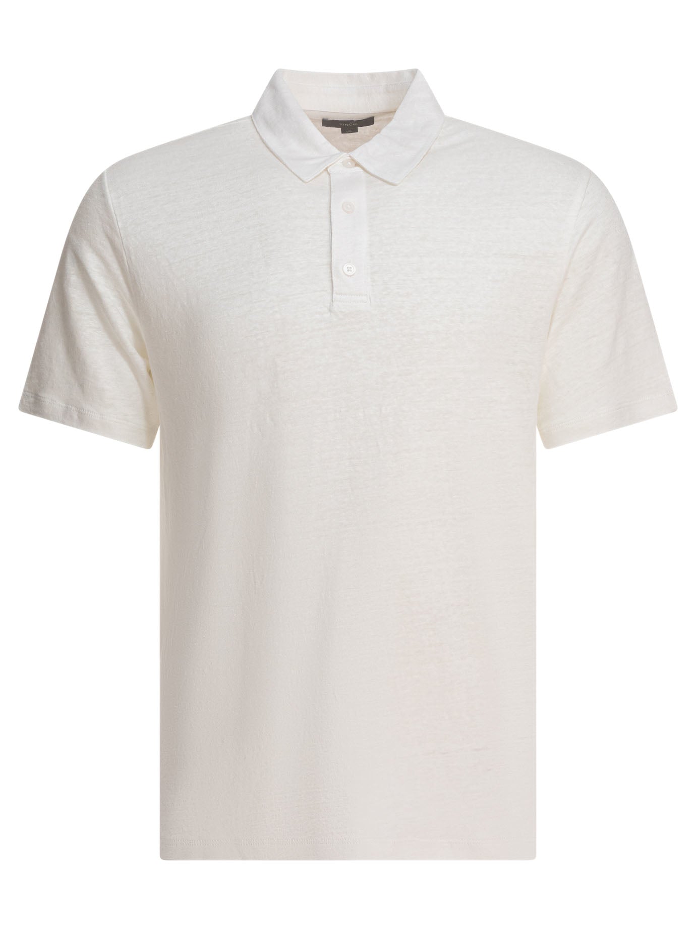 LINEN POLO SHIRT Vince WHITE S