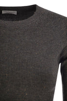 SPARKLING RIBBED CASHMERE SWEATER Brunello Cucinelli