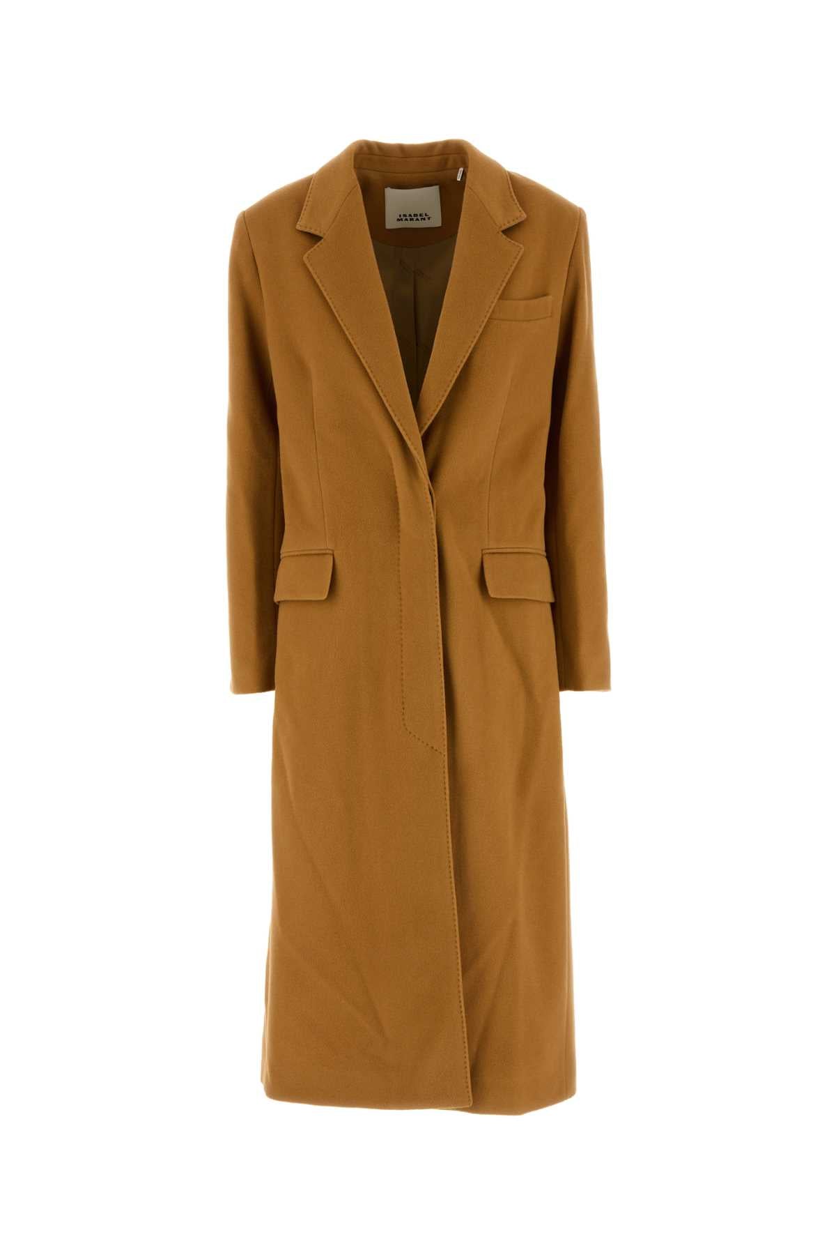 ORANGE WOOL BLEND ELLENITA COAT Isabel Marant ORANGE 34F
