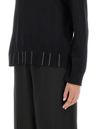 PLATINUM CREW-NECK JUMPER Fabiana Filippi