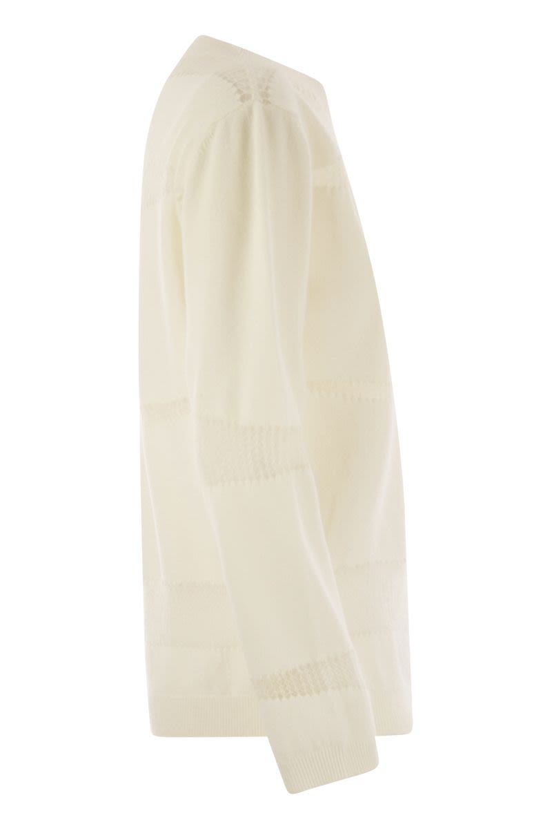 PLATINUM BOAT NECK SWEATER Fabiana Filippi