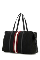 BLACK CANVAS TRAVEL BAG Bally