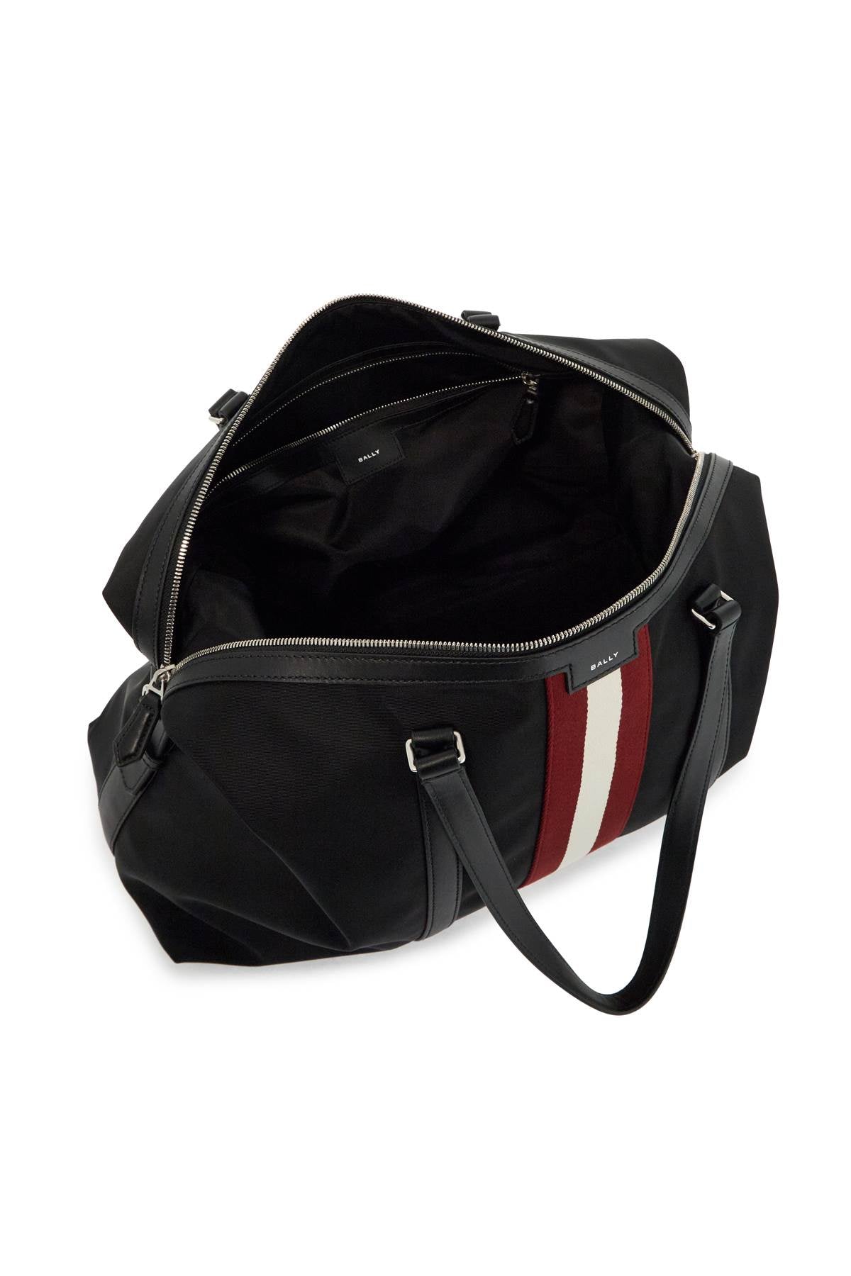 BLACK CANVAS TRAVEL BAG Bally