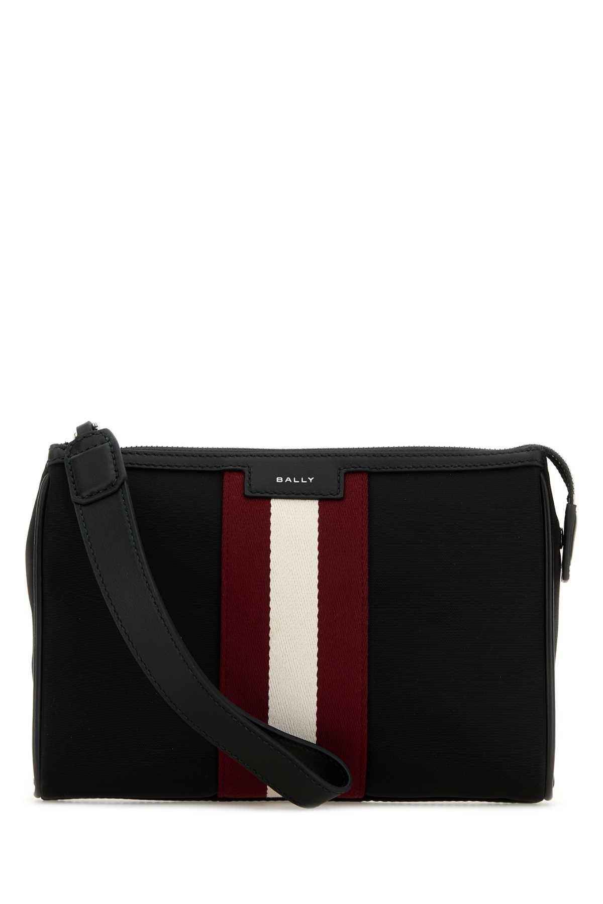 BLACK NYLON CODE CLUTCH Bally BLACK TU