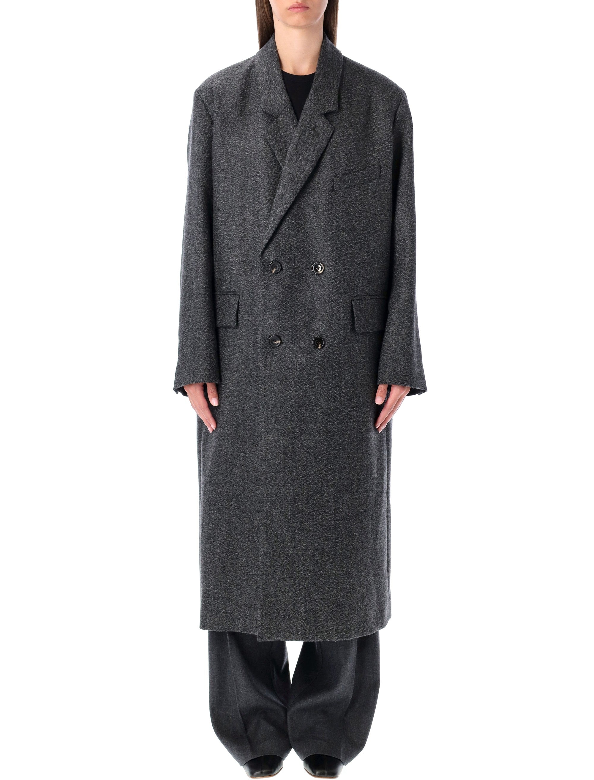 SOEUR COLIGNY GREY VIRGIN WOOL COAT – Lord & Taylor