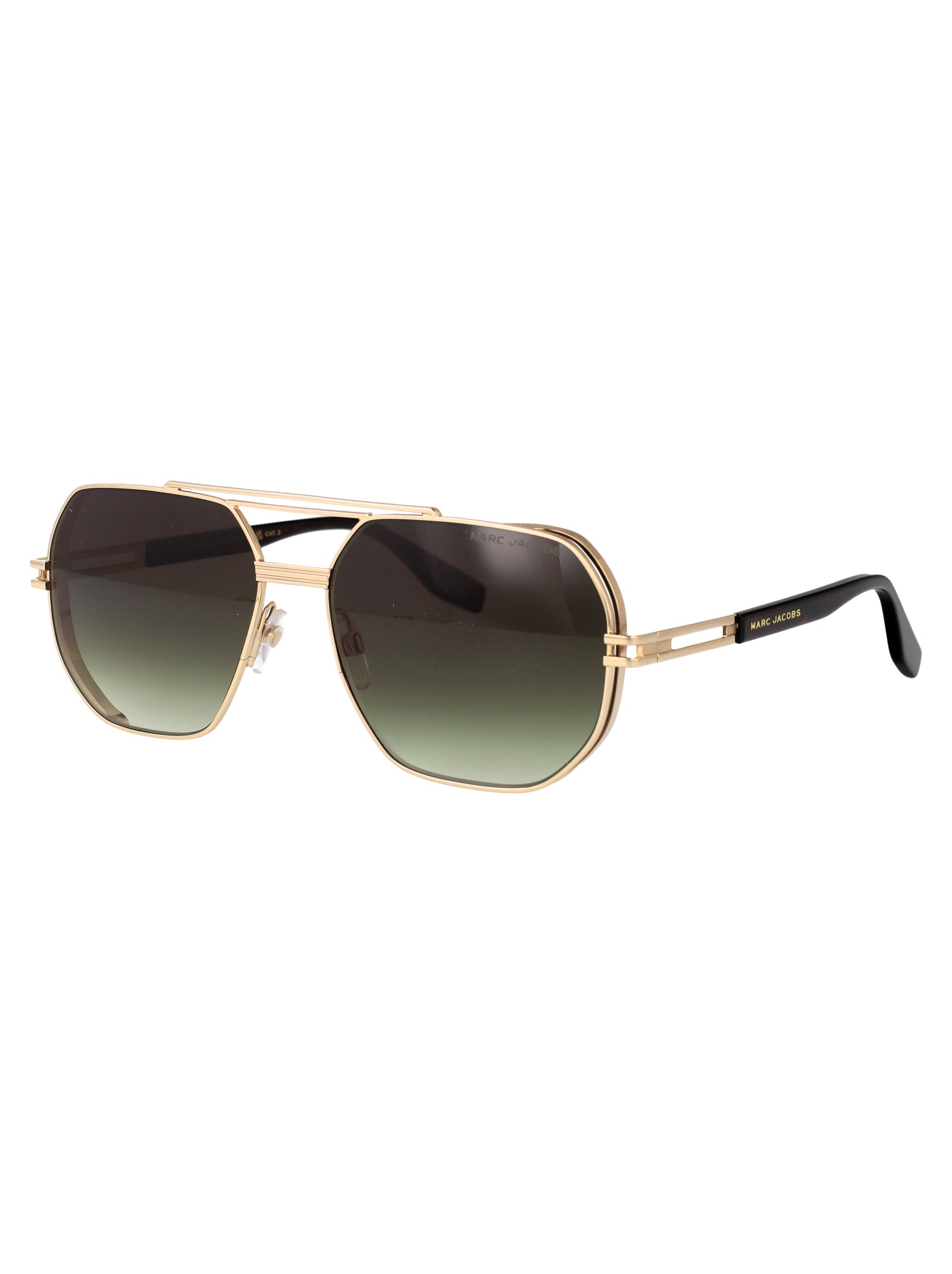 GOLD HAVANA METAL SUNGLASSES Marc Jacobs
