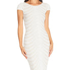 Marcella Chevron Sequin Dress Dress the Population