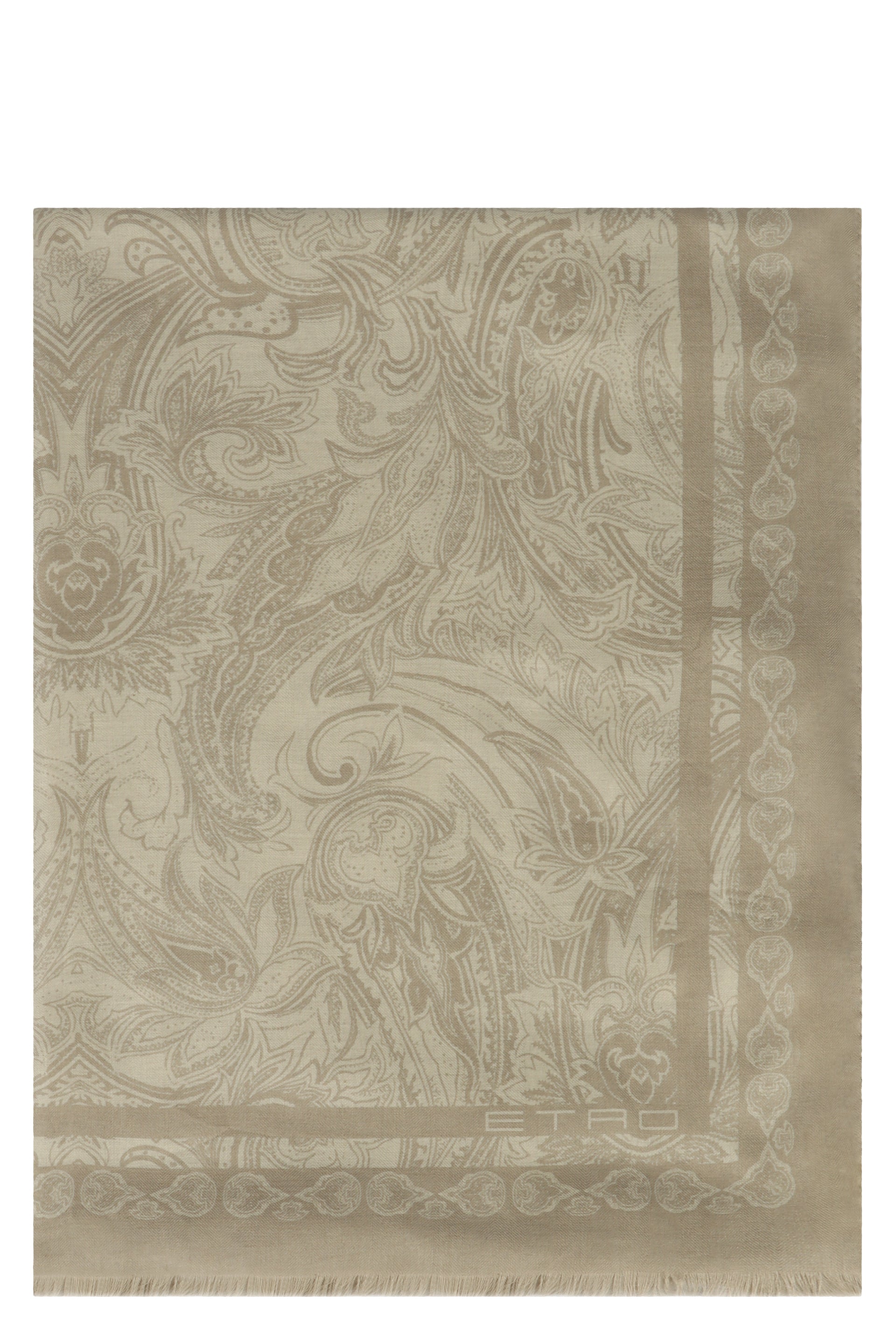 CASHMERE-SILK BLEND SCARF Etro Beige TU