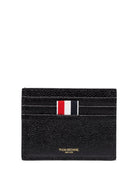 PORTACARTE CON LOGO Thom Browne BLACK UNI