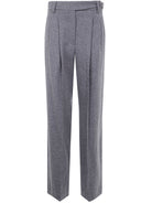 SUITS WIDE LEG PANTS Brunello Cucinelli GREY 46