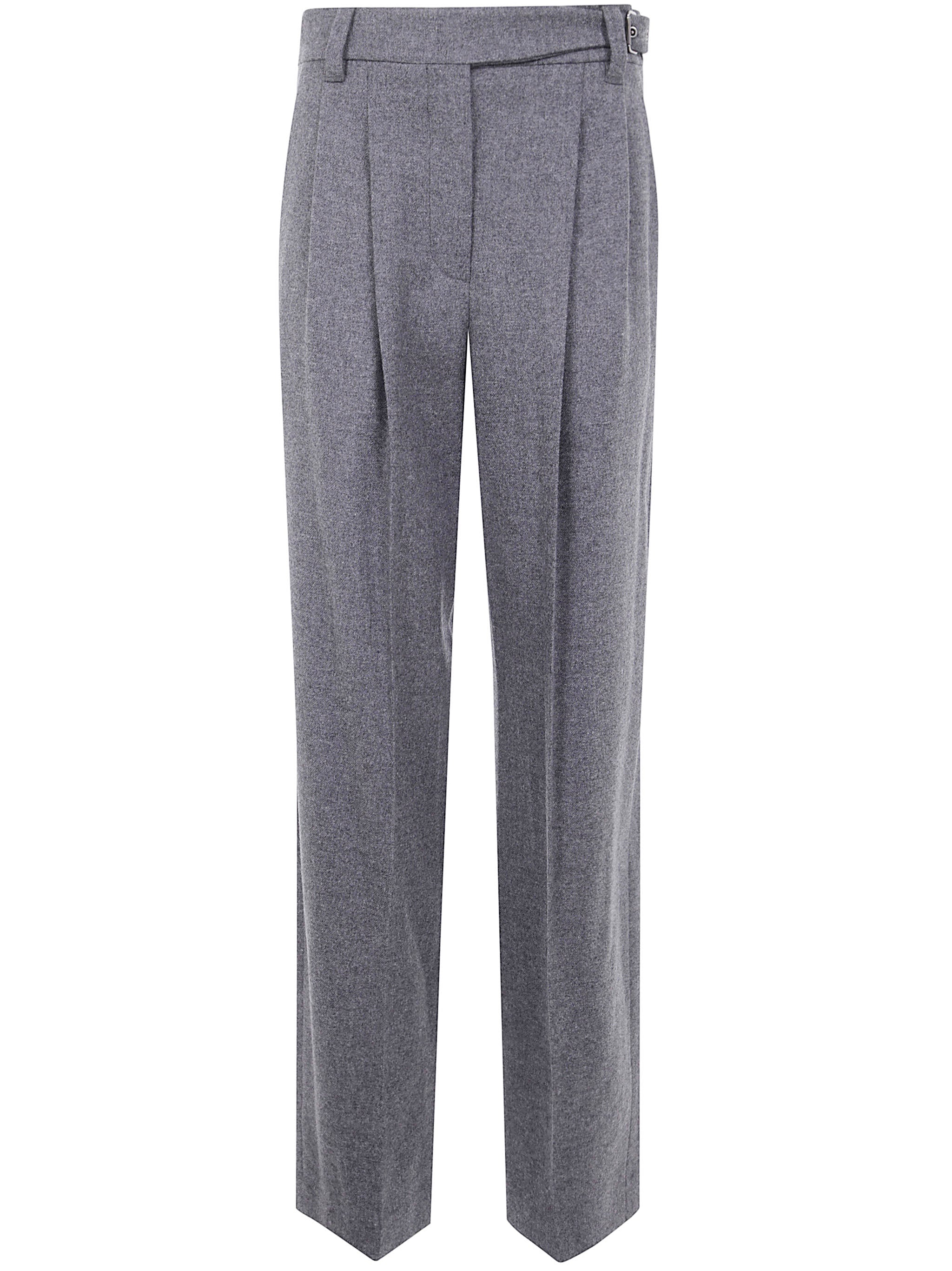 SUITS WIDE LEG PANTS Brunello Cucinelli GREY 46