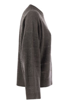 CASHMERE AND WOOL CREW-NECK SWEATER Brunello Cucinelli