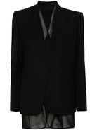 BLACK COTTON POLYESTER JACKET Brunello Cucinelli BLACK S