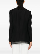 BLACK COTTON POLYESTER JACKET Brunello Cucinelli