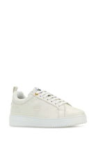 WHITE LEATHER NEW TERRAIN SNEAKERS MCM