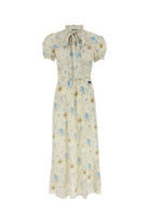 PRINTED SILK DRESS Miu Miu FLORAL 38