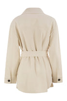 VISCOSE AND WOOL SAFARI JACKET Brunello Cucinelli
