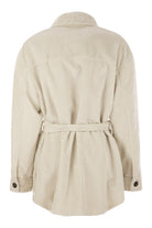 CORDUROY SAFARI-STYLE JACKET WITH JEWELLERY Brunello Cucinelli