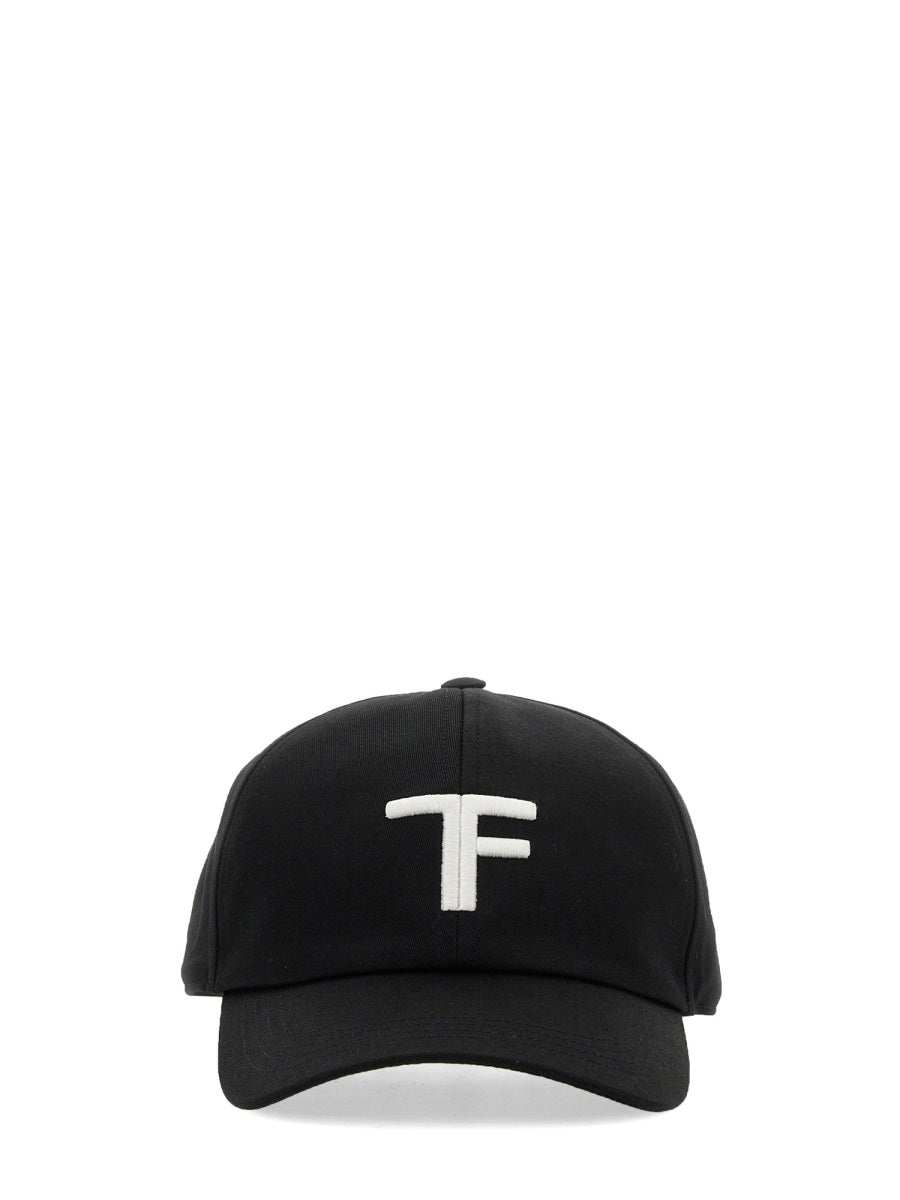 TF BASEBALL CAP Tom Ford BLACK + CREAM M