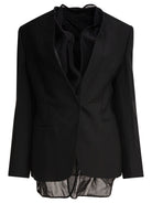 BLACK LINEN JACKET Brunello Cucinelli BLACK 44
