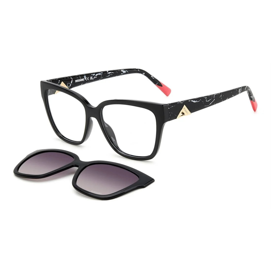 Missoni (Opt + Clip-On) MIS 0179/CS 807(XW) Missoni Black 54
