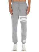 4BAR COTTON SWEATPANTS Thom Browne GREY 3