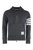 FULL ZIP HOODIE Thom Browne grey 1