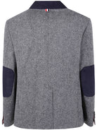FISHERMAN SHAWL SOLID DONEGAL TWEED Thom Browne