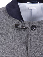 FISHERMAN SHAWL SOLID DONEGAL TWEED Thom Browne