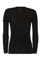 VISCOSE KNIT SHIRT WITH LOGO DETAILS Elisabetta Franchi
