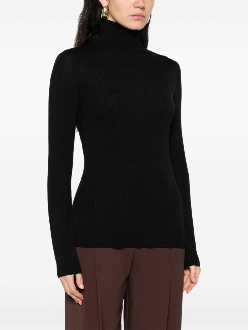 RIBBED TURTLENECK TOP Elisabetta Franchi